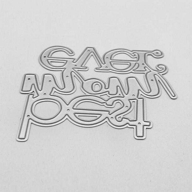 Best Mom Ever Letters Metal Cutting Dies Stencil DIY Scrapbooking Embossing Tool
