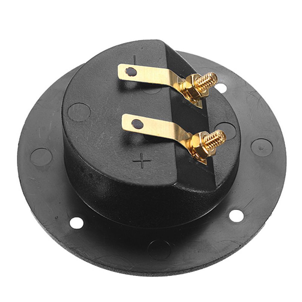 Terminal Connectors Round Boxes with 2 Banana Jack Stereo Plug Subwoofer