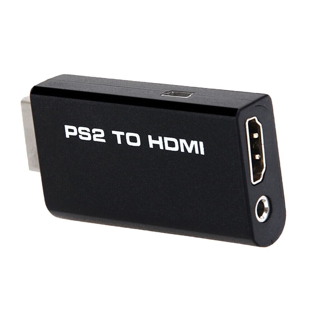 PS2 to HDMI Audio Video Converter Adapter w/ 3.5mm Audio Output HDTV Monitor