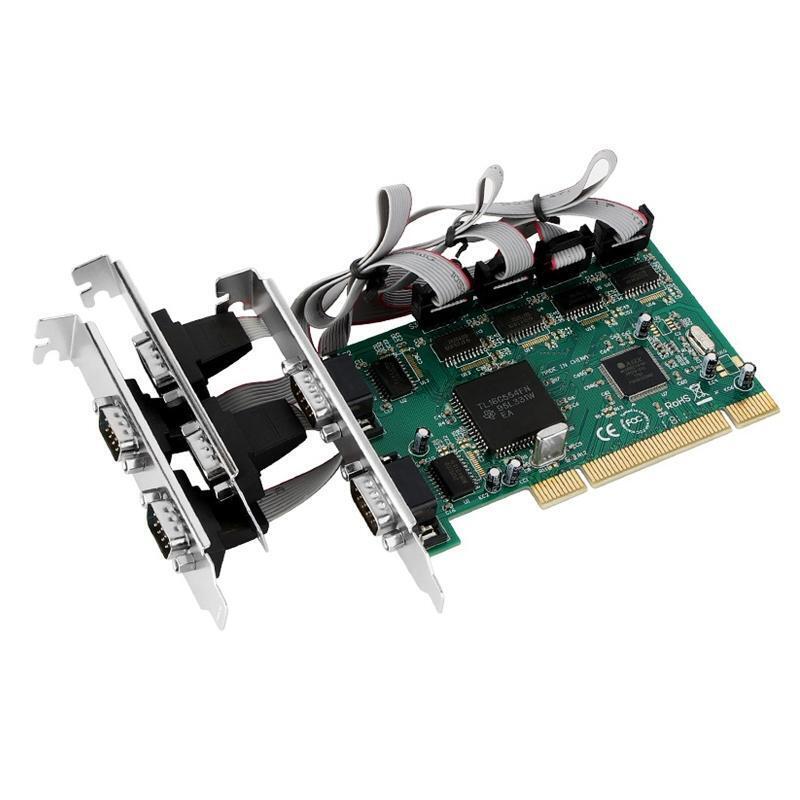 PCI to 6 Port RS232 Expansion Card TL16C554FN + MCS9865 Dual Chips COM-Port PCI