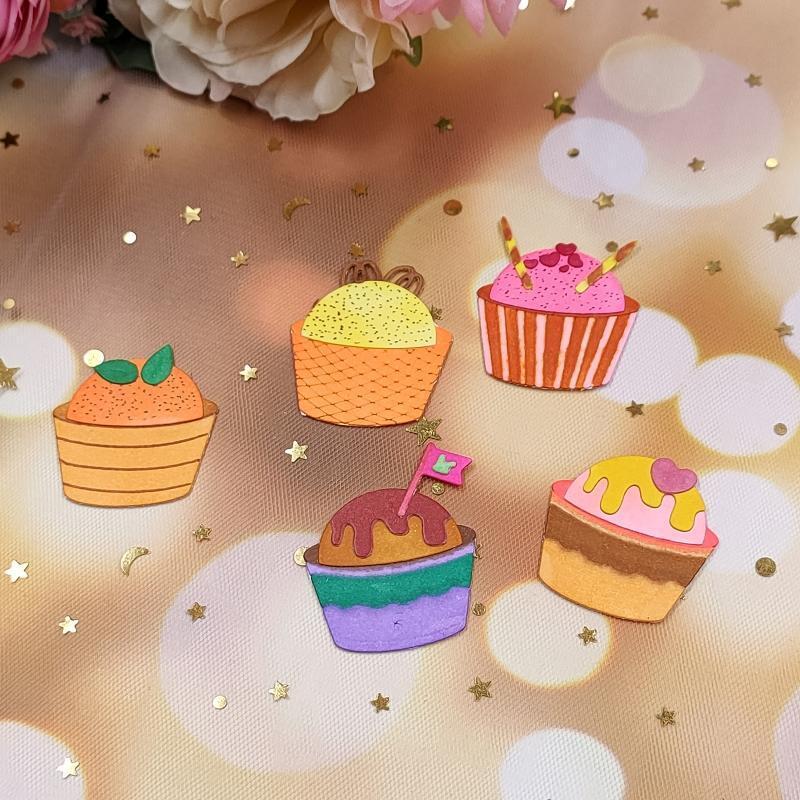 Cake Dessert Metal Cutting Dies Stencil DIY Scrapbooking Album Paper Card Mold