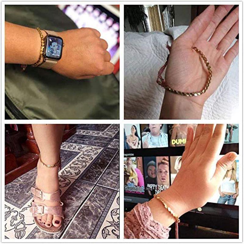 Handmade Tibetan Copper Bead Bracelet Buddhist Braided Cotton Luck Rope Bracelet