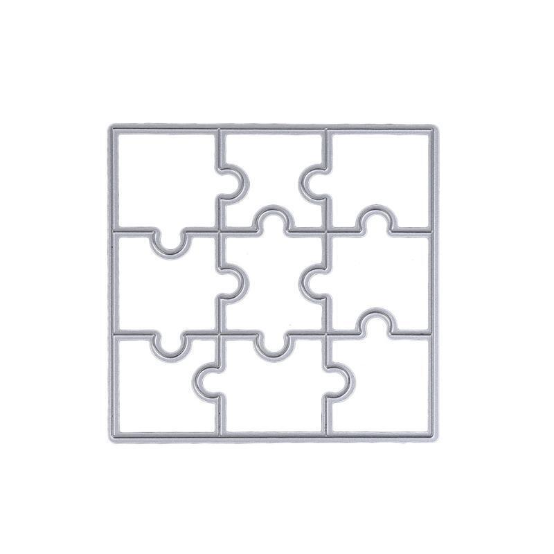 Puzzle DIY Metal Cutting Dies Stencil Template Scrapbook Album Paper Card Craft