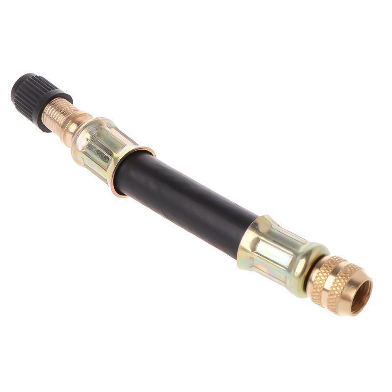 Bicycle Valve Extender Tire Parts MTB Bike 10cm Rubber Copper For Schrader Valve