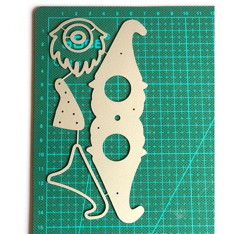 Gnome Lollipop Holder Metal Cutting Dies DIY Stamps Embossing Scrapbooking Photo