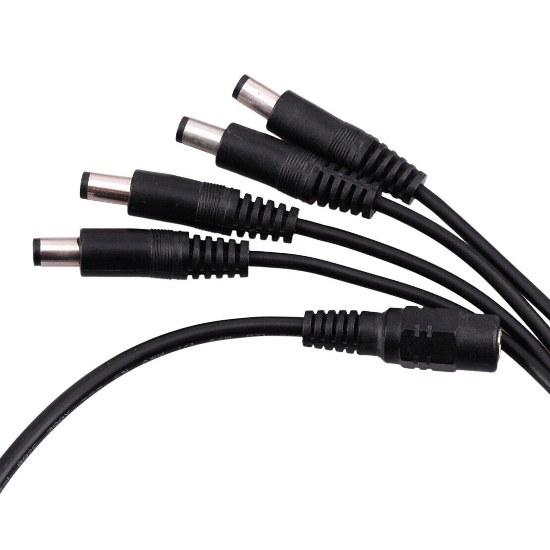 DC Power Female 1-4 Male Plug Cable 5.5 2.1mm Splitter Security Adapter Cord Li