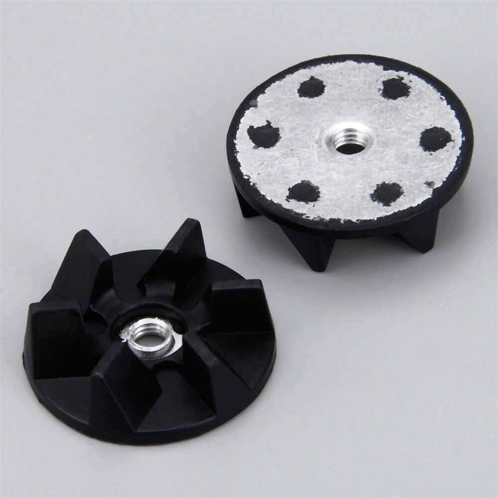 2Pcs Rubber Drive Clutch Coupler Cog Gear For Cuisinart Hamilton Beach Blenders