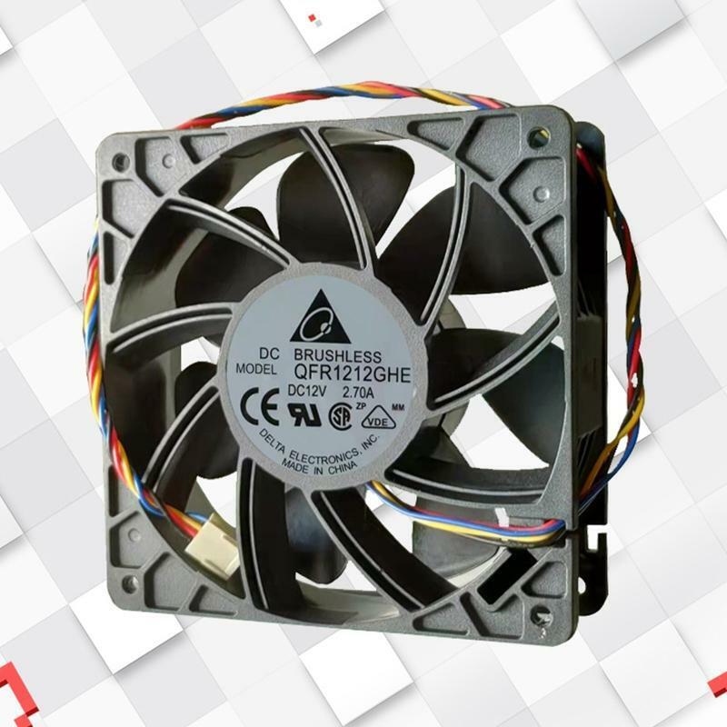 Replacement QFR1212GHE 12x12x3.8cm High Speed Cooling Fan 4Pin 4wire Connector