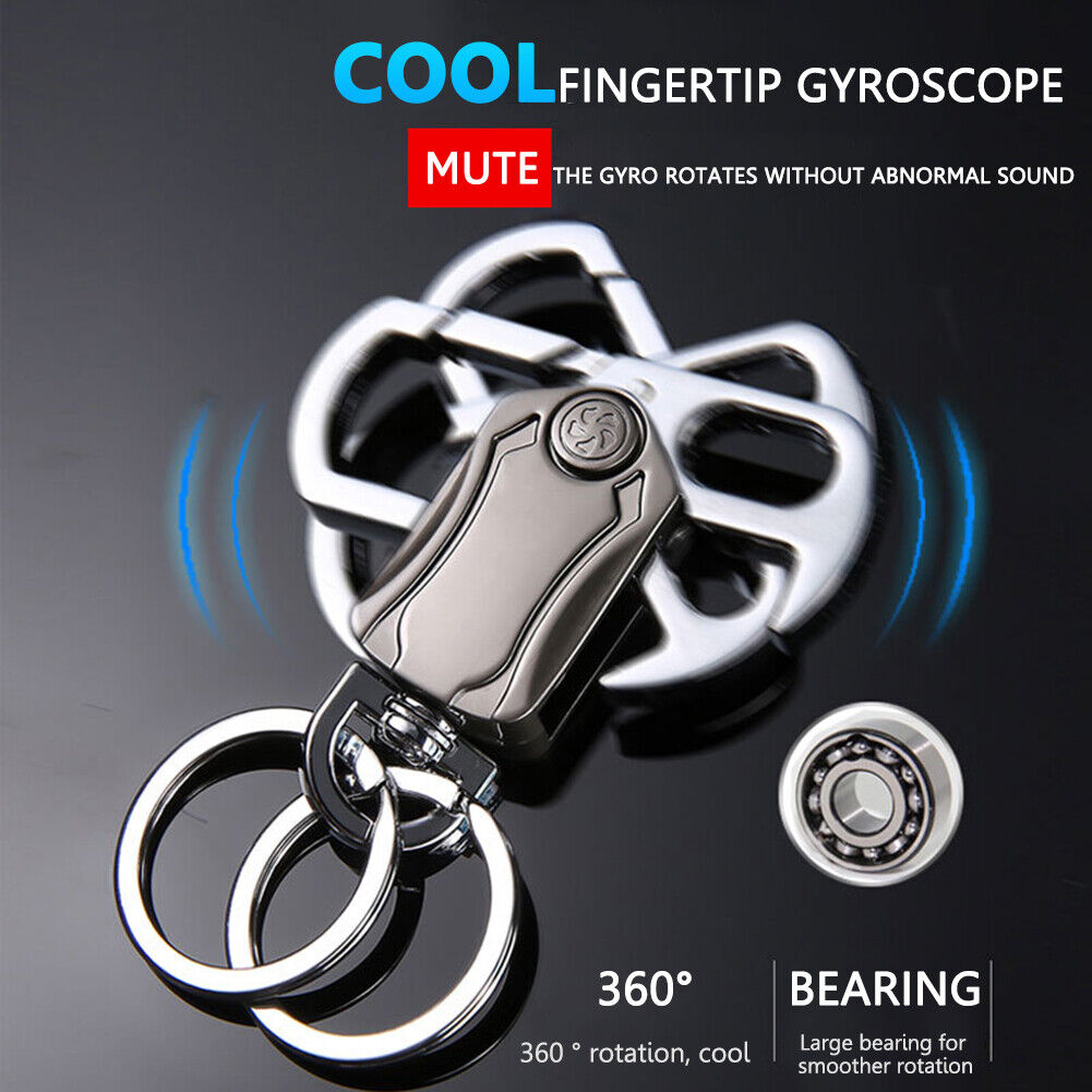 360 Rotation Keychain Bottle Opener Pocket Outdoor Camping EDC Multi Tools