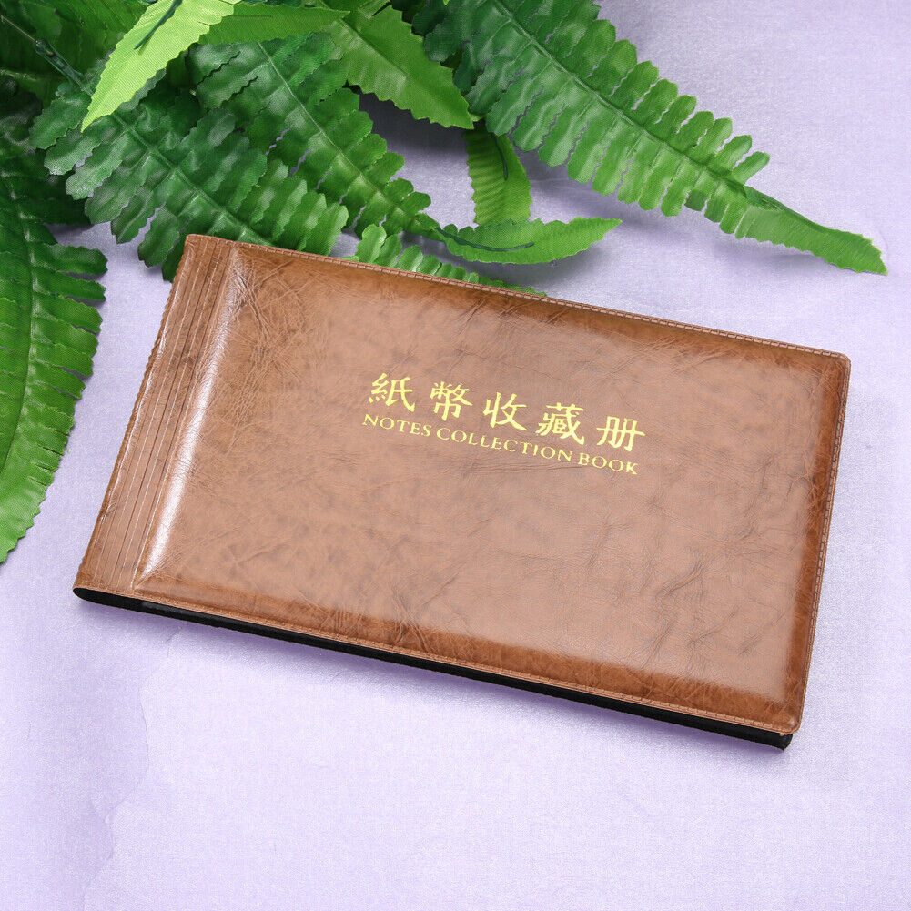 30 Paper Money Note Holders Collection Collecting Storage Pockets Album