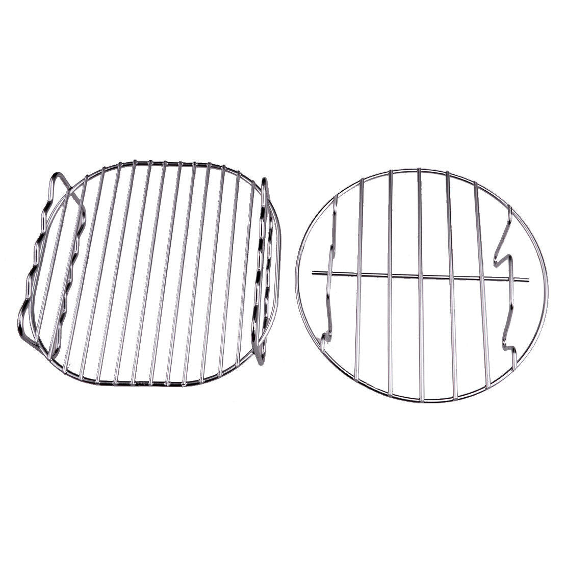 Baking Tray Skewers Air Fryer Stainless Steel Holder BBQ Rack Double deck New