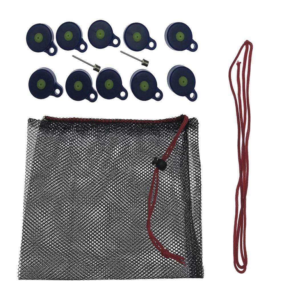 10 Pcs Reusable High Pressure Caps with Pump   Plastic Bottles
