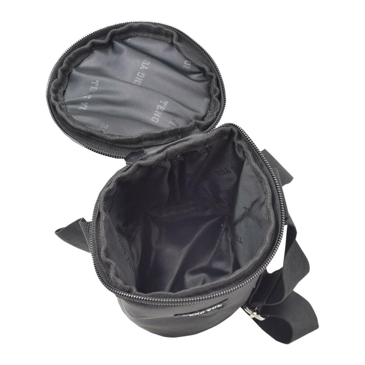 1680D Oxford Fabric Dumbbell Plates Bag Heavy Duty Adjustable Strap Black