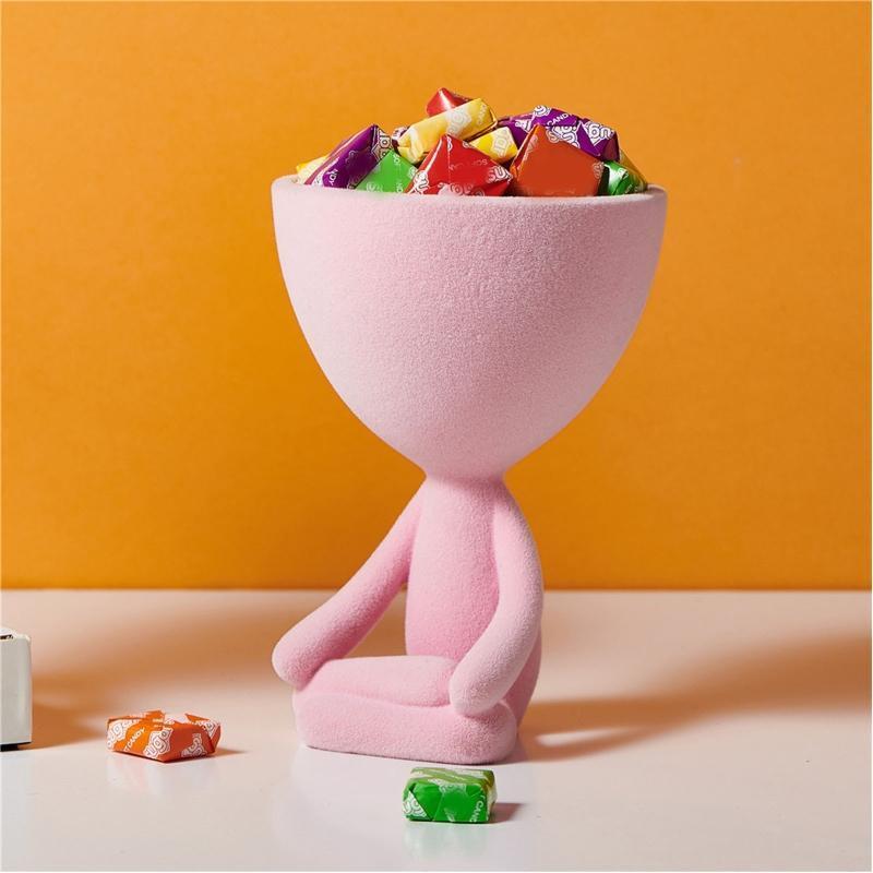 Cartoon Lipstick Ring Holder Jewelry Case Decorative Cosmetic Storage Display