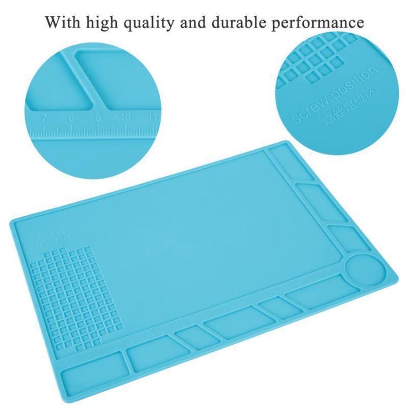 Watch Repair Pad Work Soldering Station Heat Resistant Mat Clock Non-slip Mats