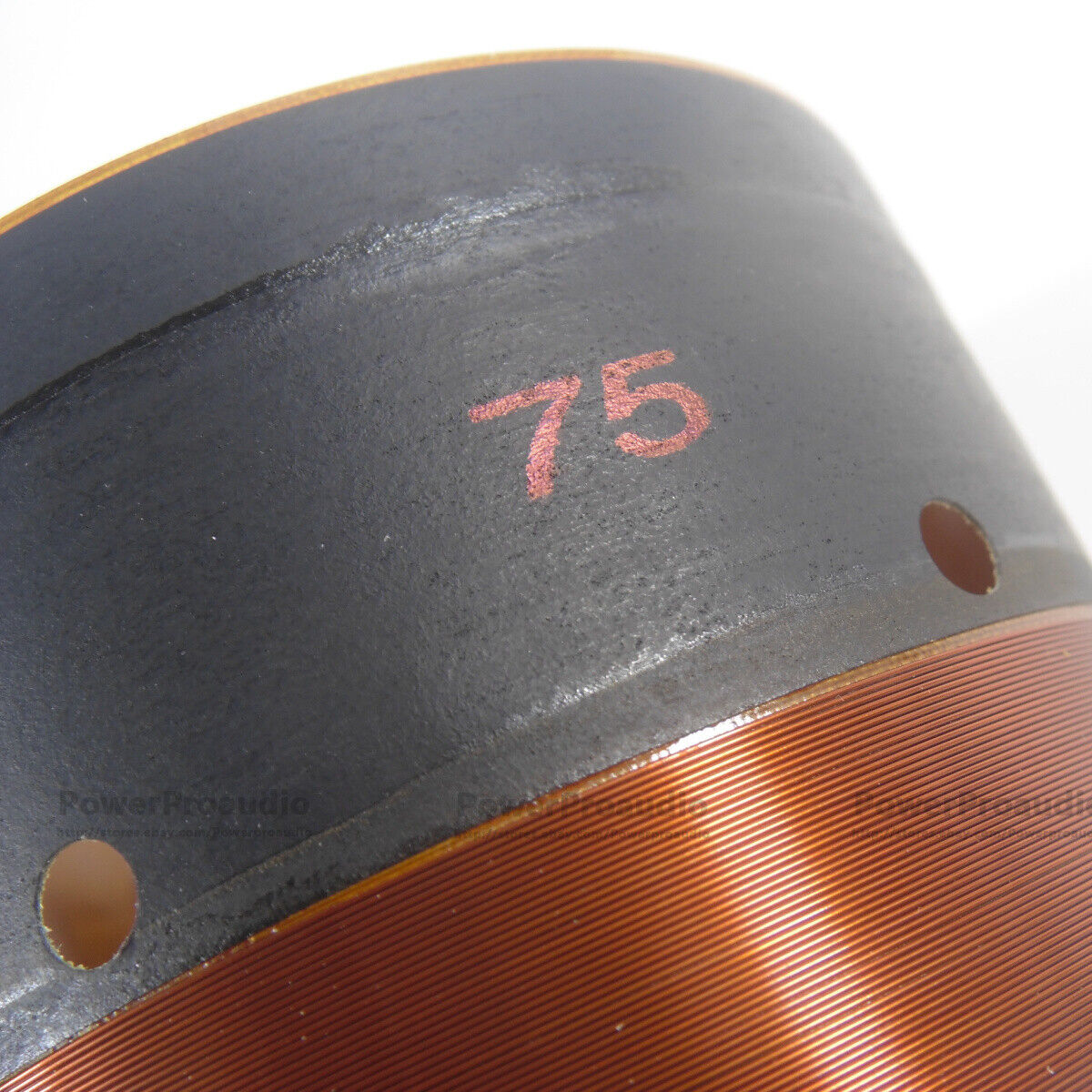 2PCS 75MM Audio Bass Speaker Voice Coil Subwoofer Woofer Sound 2 Layers  in/out