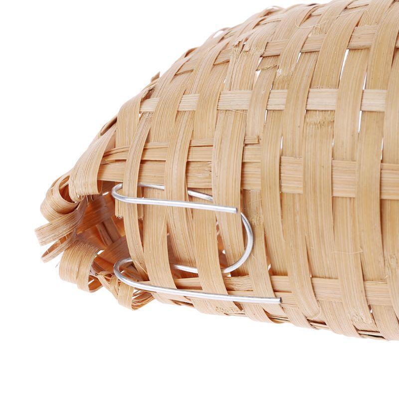 Hummingbird Nest Hand-Woven Natural Bamboo Window Decoration Hanging Bird Hut