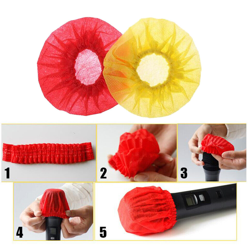 400Pcs Sanitary Microphone  for Karaoke Handheld Mic s Disposable