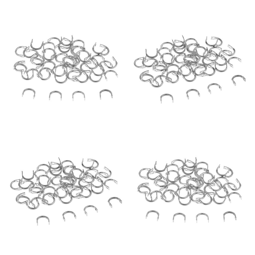 100 Pieces M +100 * S Fishing  Spinner   Folded Clevises Tackle