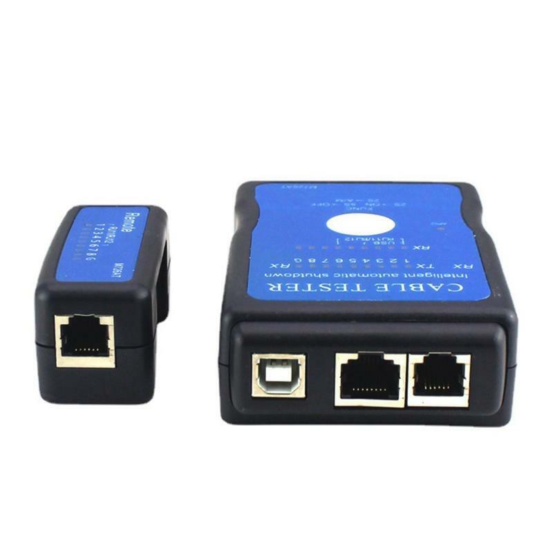 Multifunctional RJ45 Cable Testers Fast Testing without Wait Sturdy Cable Tester