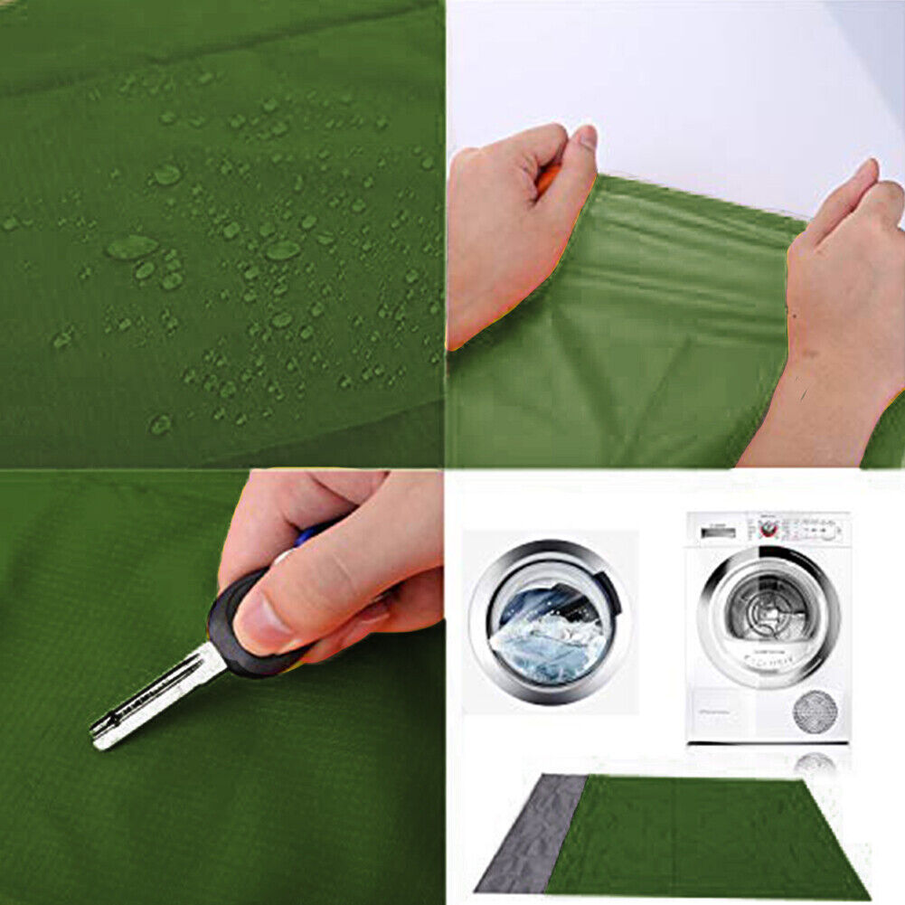 Waterproof Camping Mat Outdoor Beach Blanket Picnic Ground Mat (Army Green)