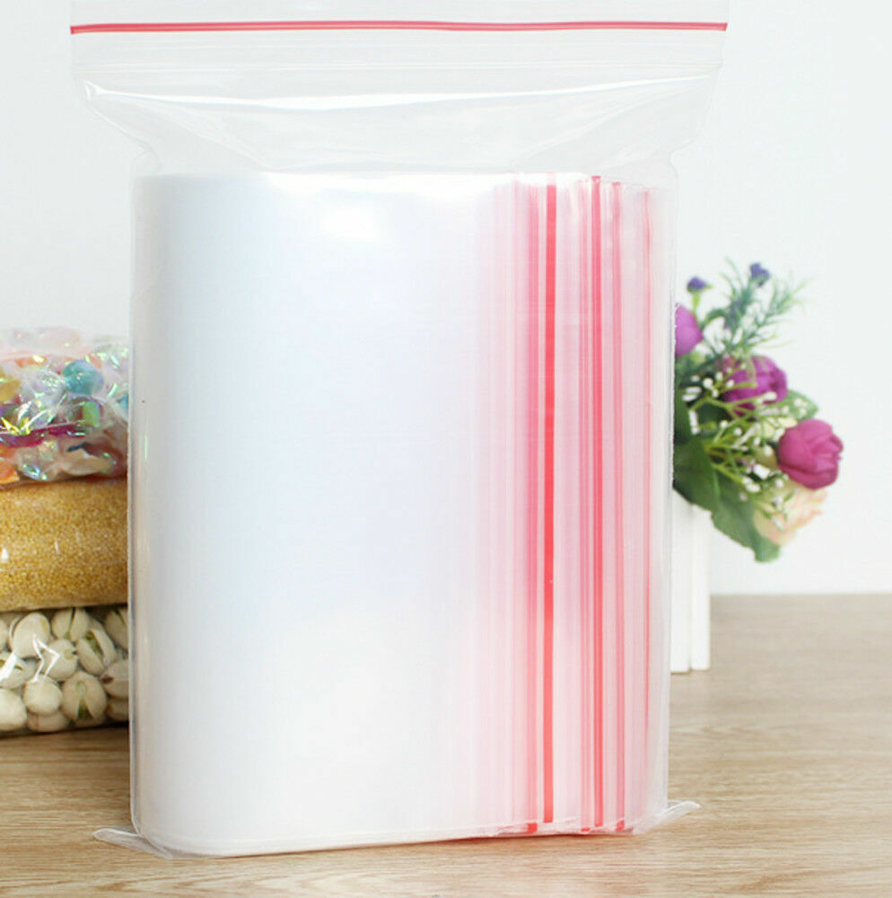200x Small Zip Lock Plastic Bags Reclosable Resealable Zipper New 4cmX6cm