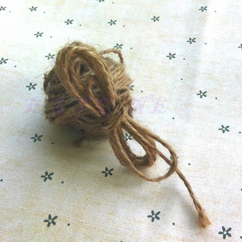 5 Meters Long Multi-purpose 2MM Three-ply HempRope DIY Accessories