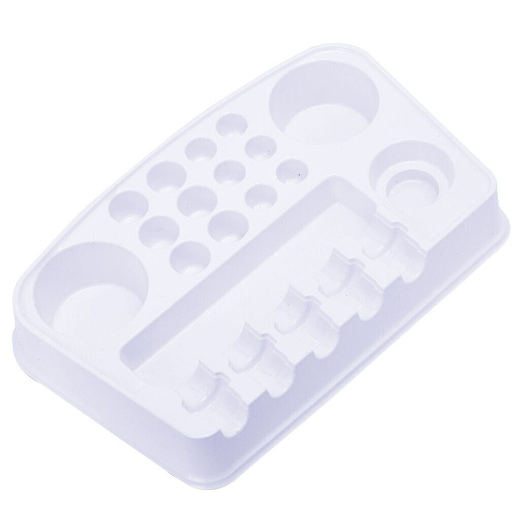 10pcs Tattoo Pigment Ink Cup Holder Stand Plastic Display Eyelash Glue Cup