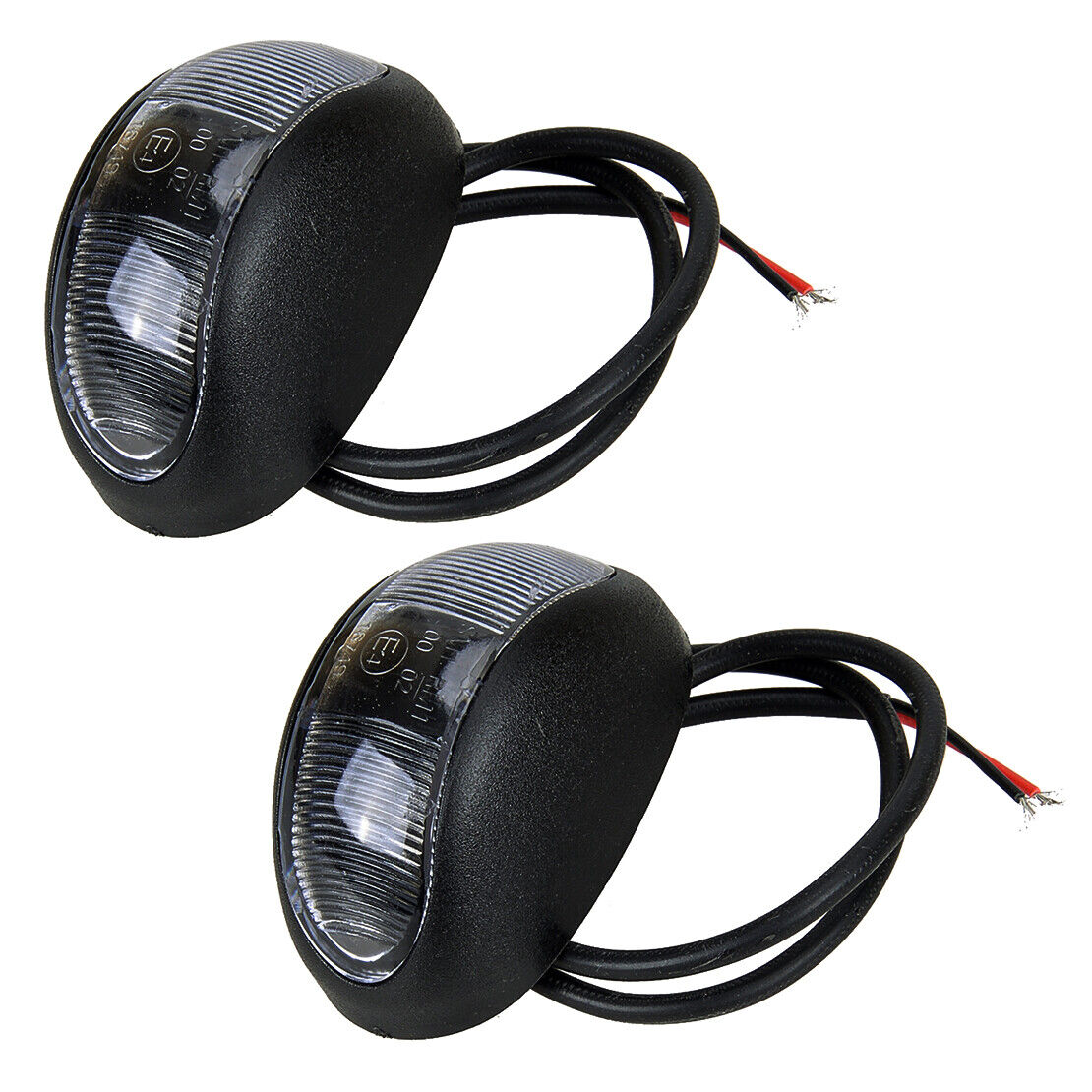 6pcs LED Clearance Light Side Marker Indicator Lamp for Trailer Truck Caravan