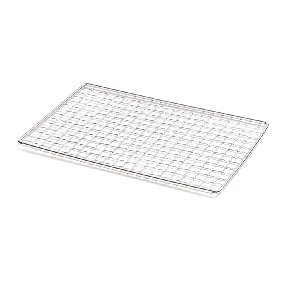 Portable Camping BBQ Net Stainless Steel Barbecue Grill Net (Single Net)
