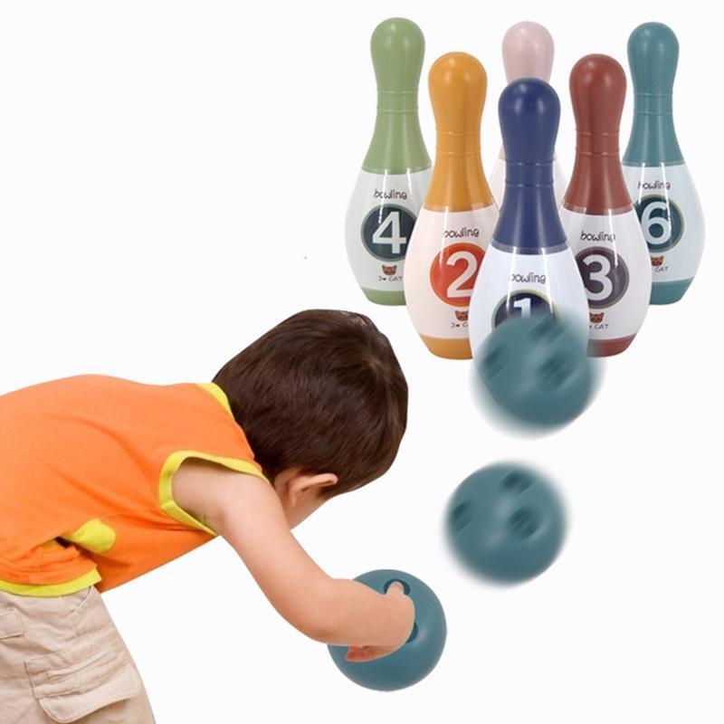 Kids Bowling Game Outdoor /Indoor Game Early Development for Children Xmas Gift