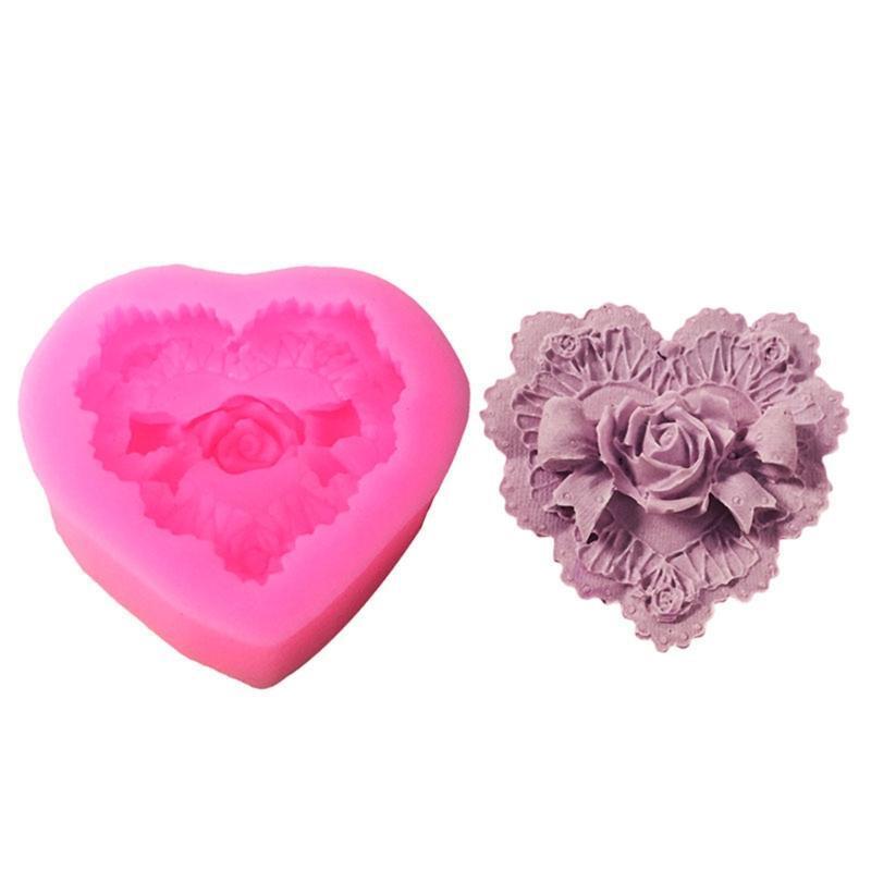 Silicone Chocolate Mould Soap Mold Candle Polymer Clay Mold Crafts DIY Forms