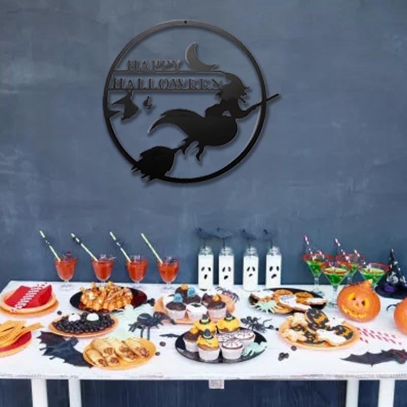 Halloween Party Witch Pendant Suppies Wall Decor for Outdoor Indoor Garden Lawn