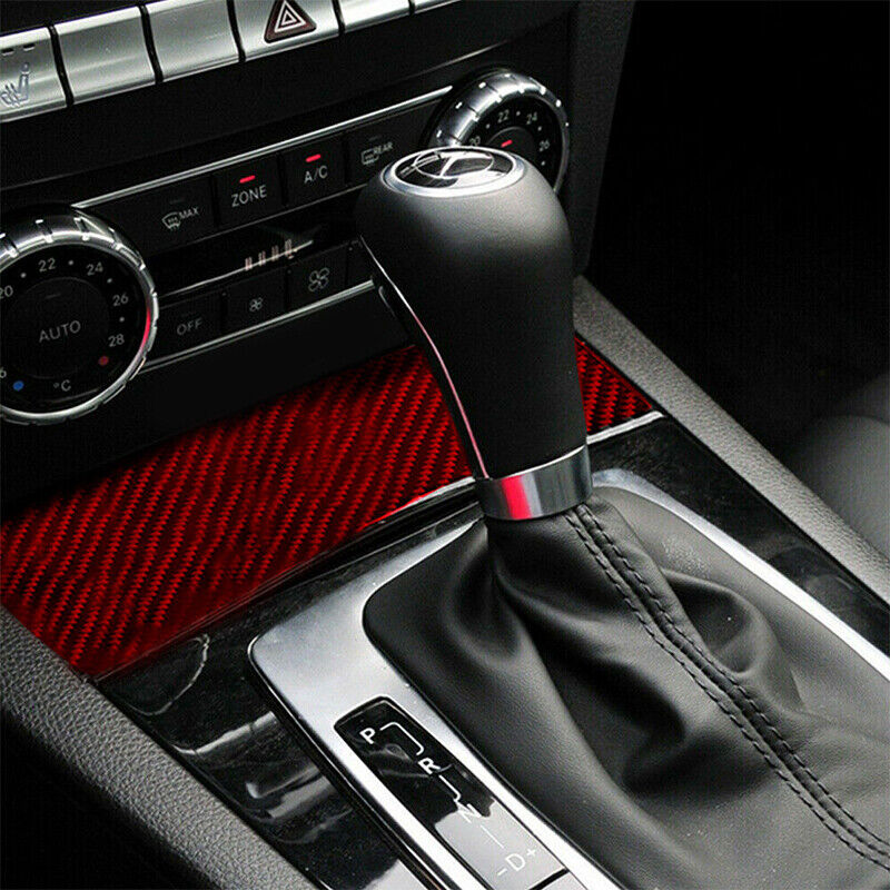 Carbon Fiber Cigarette Lighter Panel Cover Fit For Benz C Class W204 07-13