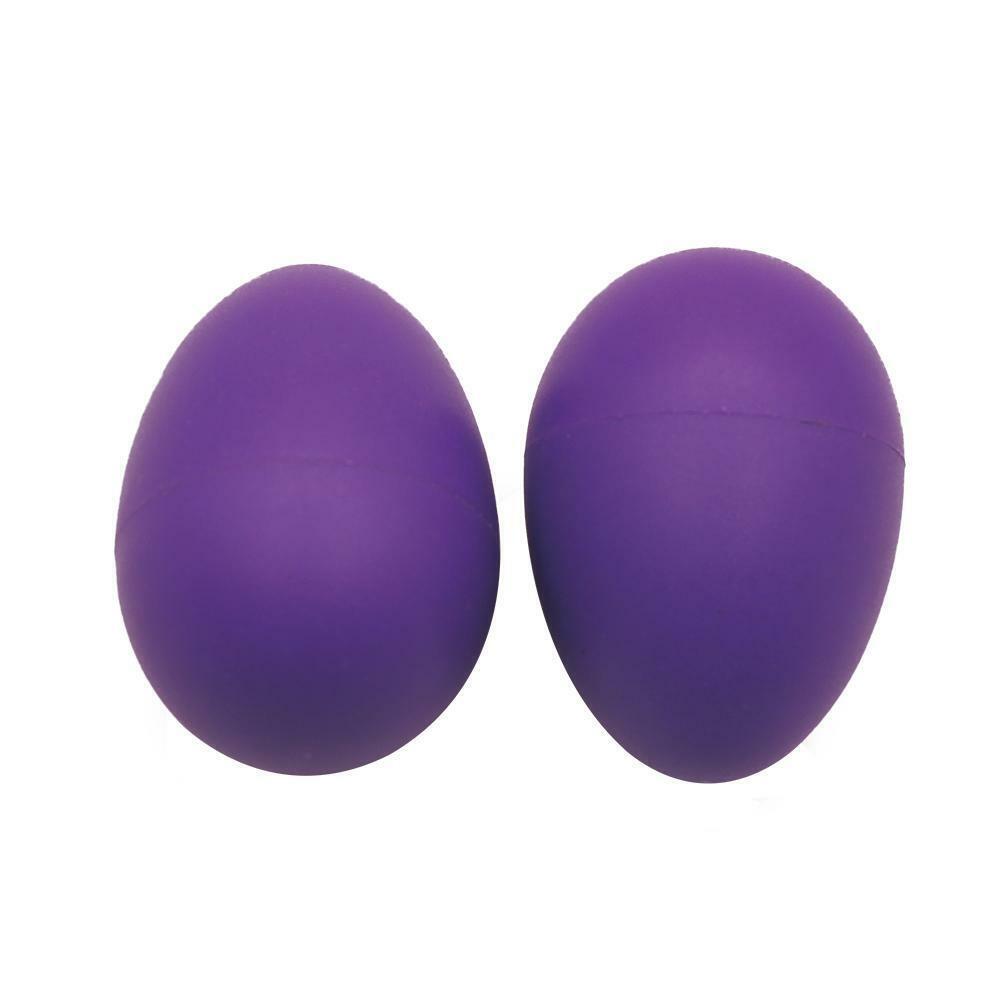 2x Purple Maracas  Shaking Eggs  Children Schools Musical Instrument