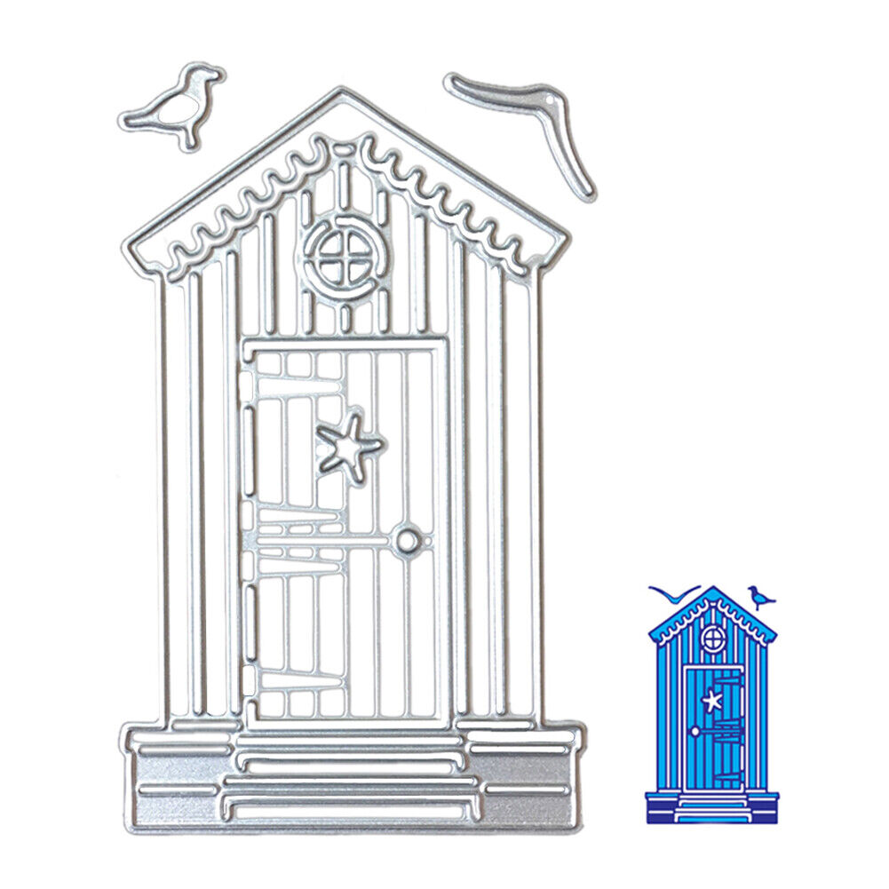 DIY House Embossing Metal Die Cutting Scrapbook Stencils Decorative Cards