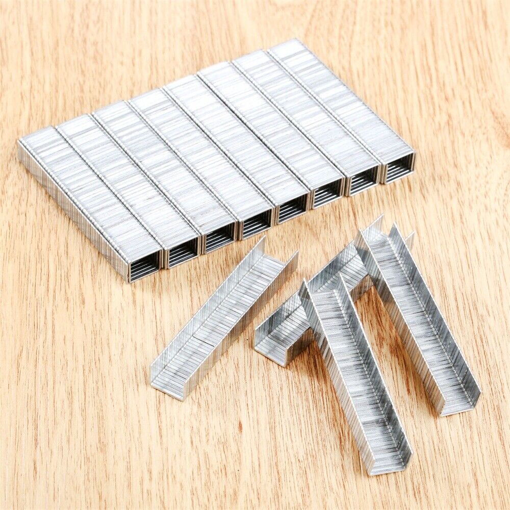 1000Pcs Cordless Narrow Crown Stapler Air Gun 8mm/0.31" Nailer Staples Nail Tool
