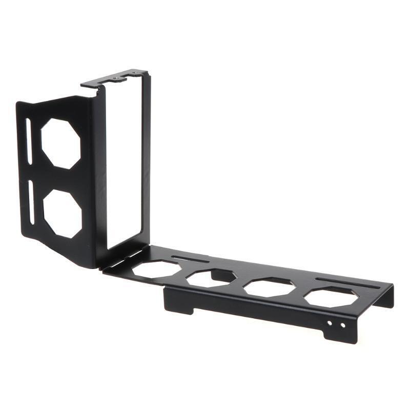 DIY Metal Graphics Card Bracket Riser Fixed Vertical ATX Case PCI-E 16x x16