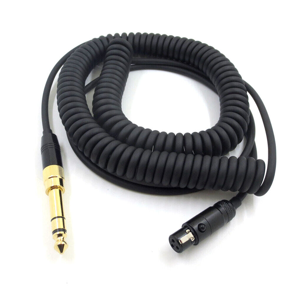 3.5mm Male to Mini Spring Headset Cable for AKG K240 K271 K141 K702 K712
