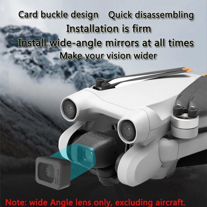 External Wide-angle Lens High-definition 18mm Lens Compatible with Mini 3 Pro