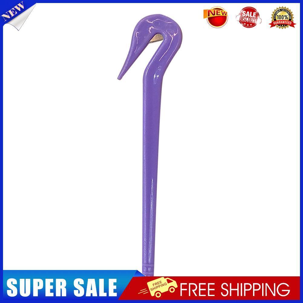 Hair Rubber Band Cutter Tool for Girls Painless Hair Ties Remover (Purple)