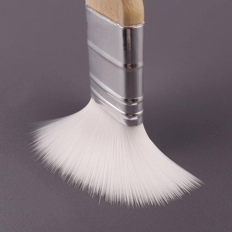 6 Pieces Paint Brushes Set Multi Shape Nylon Art Brushes For Acrylic Painting
