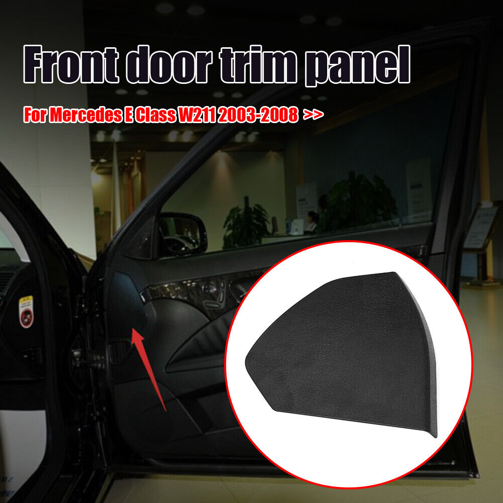 Car Right Front Door Cover Trim Shell for Benz E Class W211 03-08 (Black)