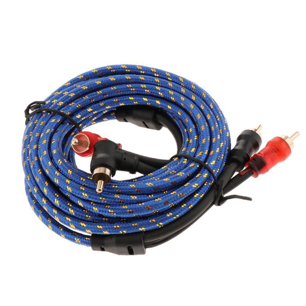 4 Gauge Amplifier Installation Wire Amp DIY Cable for Car Truck Audio, Blue