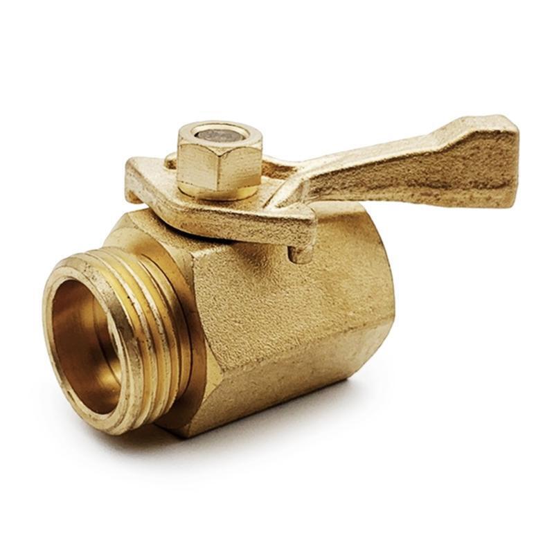 Heavy Duty Brass Garden Hose Shut Off Valve 3/4 Inch