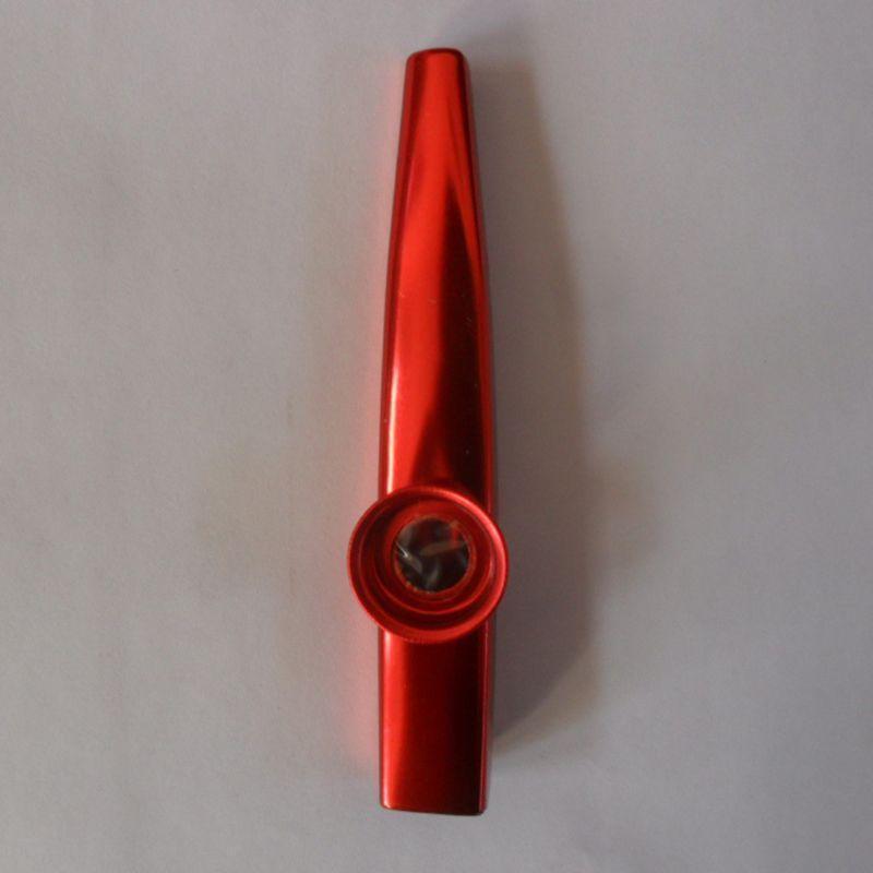 24 Pcs Multicolor Metal Kazoos Musical Instruments Flutes With 24 Pcs Kazoo Flut