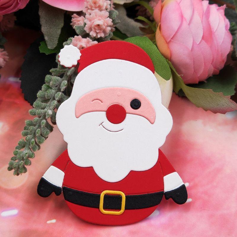 Christmas Santa Claus Metal Cutting Dies Stencil Scrapbooking DIY Album Stamp