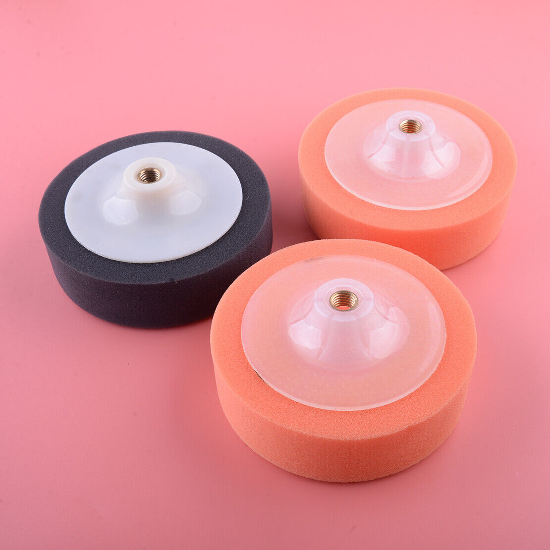 3pcs Car Polishing Sponge Waxing Foam Buffing Pads Compound Polisher Tool