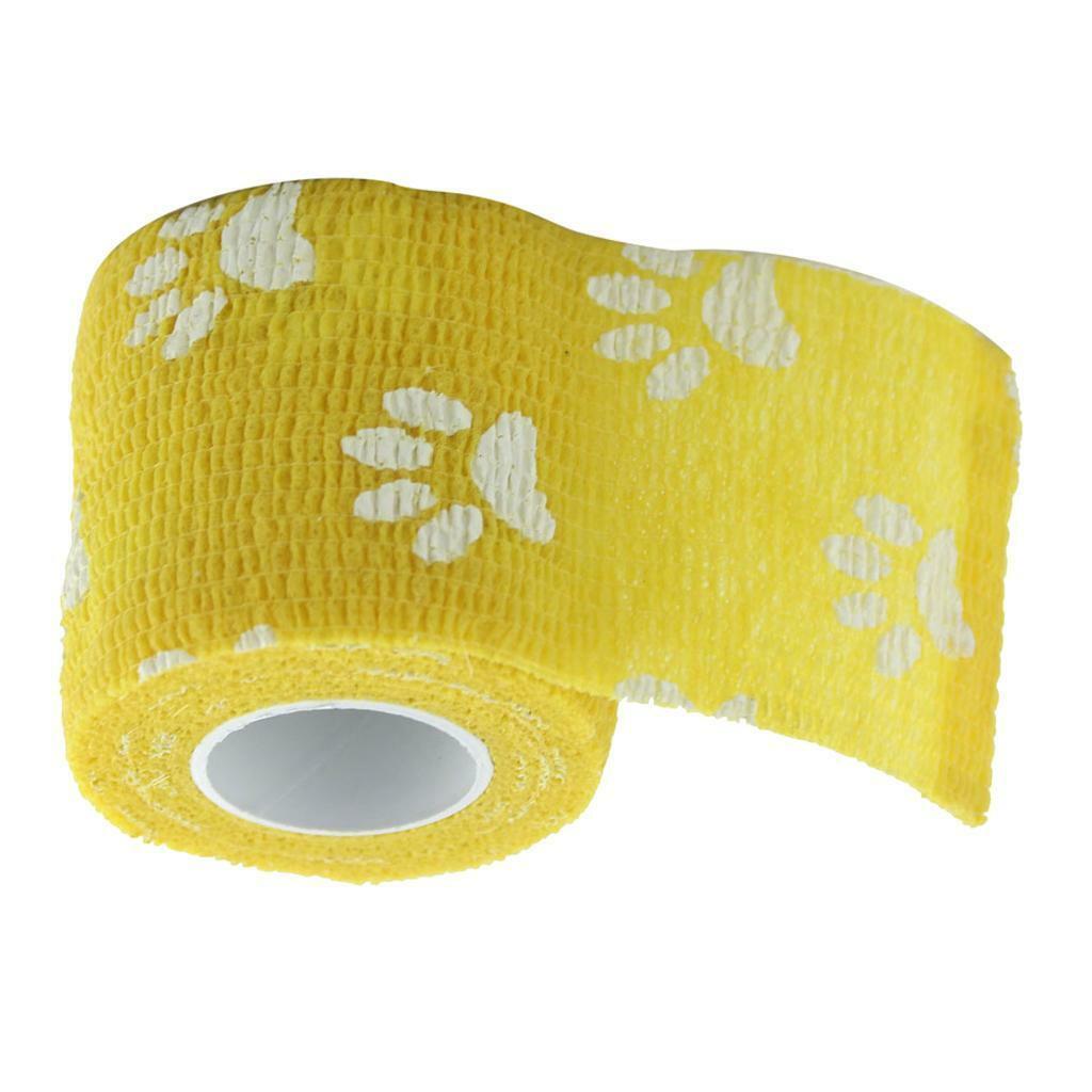 2Pcs Pet Cohesive Bandage  Tape Band Kitten   Sports Injury