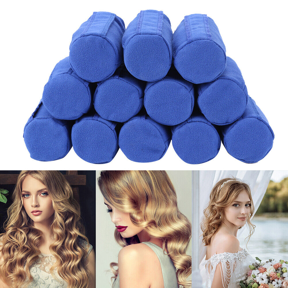 Portable Heatless Sponge Foam Hair Rollers DIY Soft Curler Styling Tool